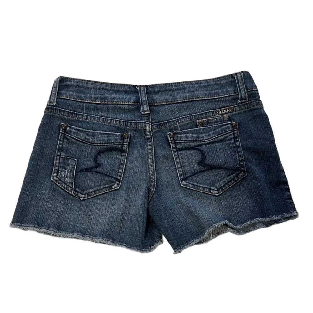 REUSE Denim Cut Off Shorts - Size 26 - Picture 1 of 3